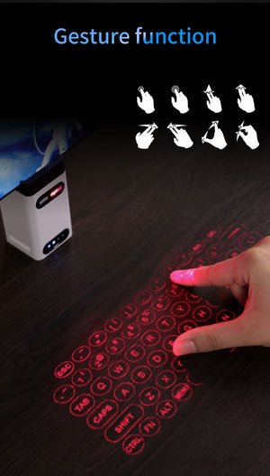 Virtual Laser Keyboard For Computers and phones With Mouse Function